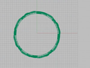 ring with flower pattern 3D Print Model