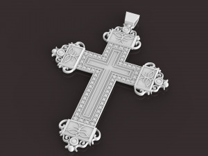 cross with diamonds 3D Принт Модель