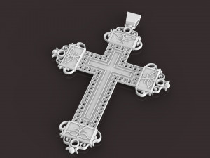cross with diamonds 3D Принт Модель