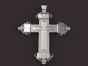 cross with diamonds 3D Принт Модель
