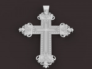cross with diamonds 3D Принт Модель