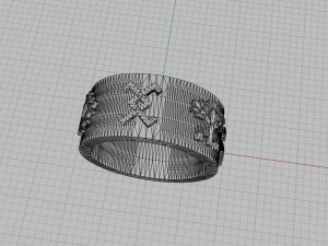 latvian wedding rings 3D Baskı Modeli