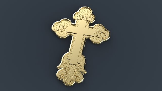 orthodox cross Modelo de impresión 3D .c4d .max .obj .3ds .fbx .stl .blend 