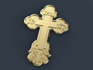 orthodox cross 3D Print Model