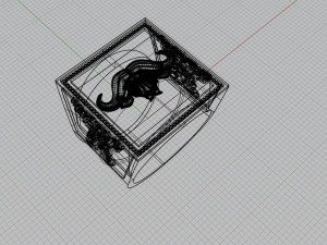 ring with buffalo Modelo de Impressão 3D