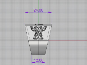 ring with buffalo Modelo de Impressão 3D