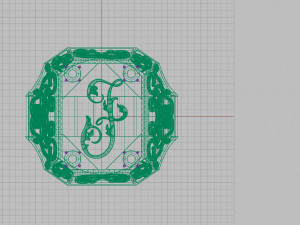 ring with sign 3D प्रिंट मॉडल