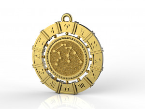 zodiac symbol pendants collection 3Dプリントモデル