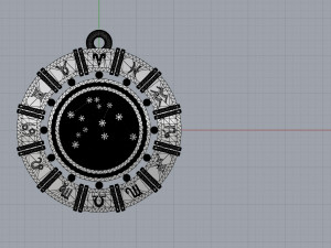 zodiac symbol pendants collection 3Dプリントモデル