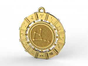 zodiac symbol pendants collection 3Dプリントモデル