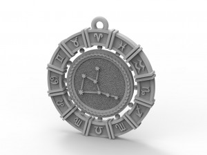 zodiac symbol pendants collection 3Dプリントモデル