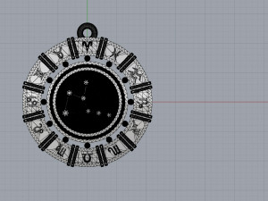 zodiac symbol pendants collection 3Dプリントモデル