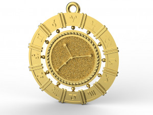 zodiac symbol pendants collection 3Dプリントモデル