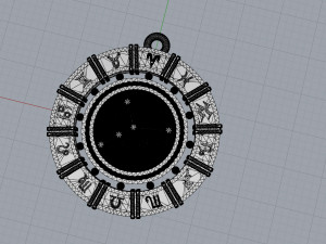 zodiac symbol pendants collection 3Dプリントモデル