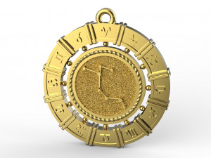 zodiac symbol pendants collection 3Dプリントモデル