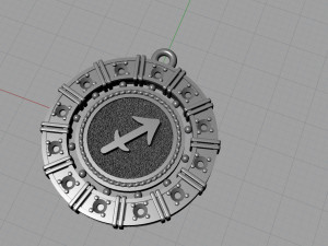 zodiac symbol pendants collection 3Dプリントモデル
