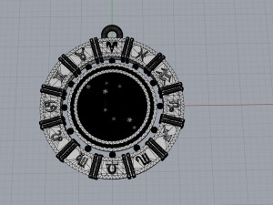 zodiac symbol pendants collection 3Dプリントモデル