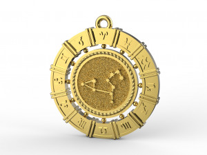 zodiac symbol pendants collection 3Dプリントモデル