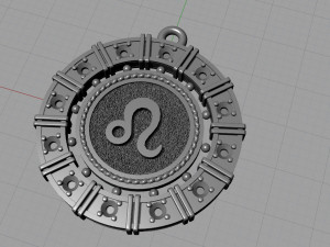 zodiac symbol pendants collection 3Dプリントモデル