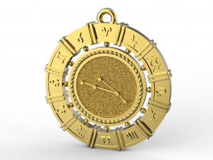 zodiac symbol pendants collection 3Dプリントモデル