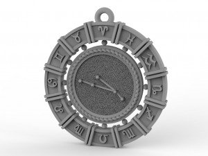 zodiac symbol pendants collection 3Dプリントモデル