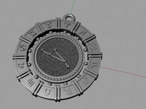 zodiac symbol pendants collection 3Dプリントモデル
