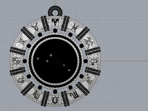 zodiac symbol pendants collection 3Dプリントモデル