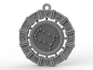 zodiac symbol pendants collection 3Dプリントモデル