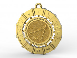 zodiac symbol pendants collection 3Dプリントモデル