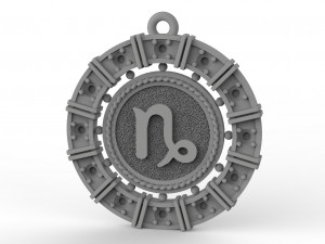 zodiac symbol pendants collection 3Dプリントモデル