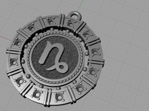 zodiac symbol pendants collection 3Dプリントモデル
