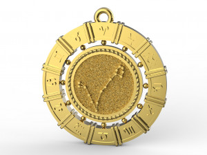 zodiac symbol pendants collection 3Dプリントモデル