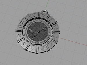 zodiac symbol pendants collection 3Dプリントモデル