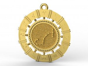 zodiac symbol pendants collection 3Dプリントモデル