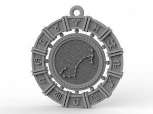 zodiac symbol pendants collection 3Dプリントモデル