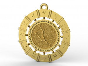zodiac symbol pendants collection 3Dプリントモデル