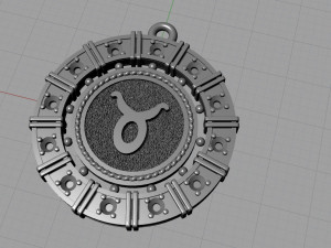 zodiac symbol pendants collection 3Dプリントモデル