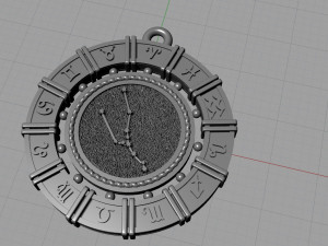 zodiac symbol pendants collection 3Dプリントモデル