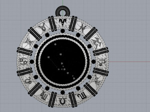 zodiac symbol pendants collection 3Dプリントモデル