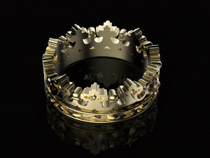 crown ring Modelo de impresión 3D