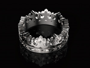 crown ring Modelo de impresión 3D