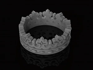 crown ring 3D Print Model