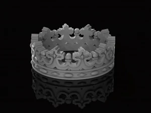 crown ring 3D Print Model