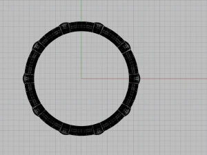crown ring 3D Print Model