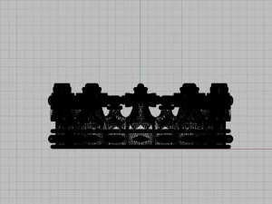 crown ring 3D Print Model