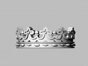 crown ring 3D Print Model