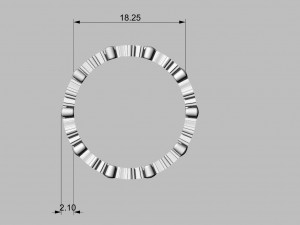 crown ring Modelo de impresión 3D