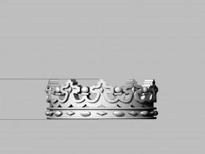 crown ring 3D Print Model