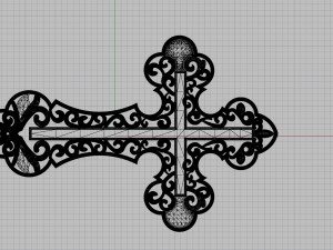 openwork cross 3D Print Model