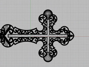 openwork cross 3D Print Model
